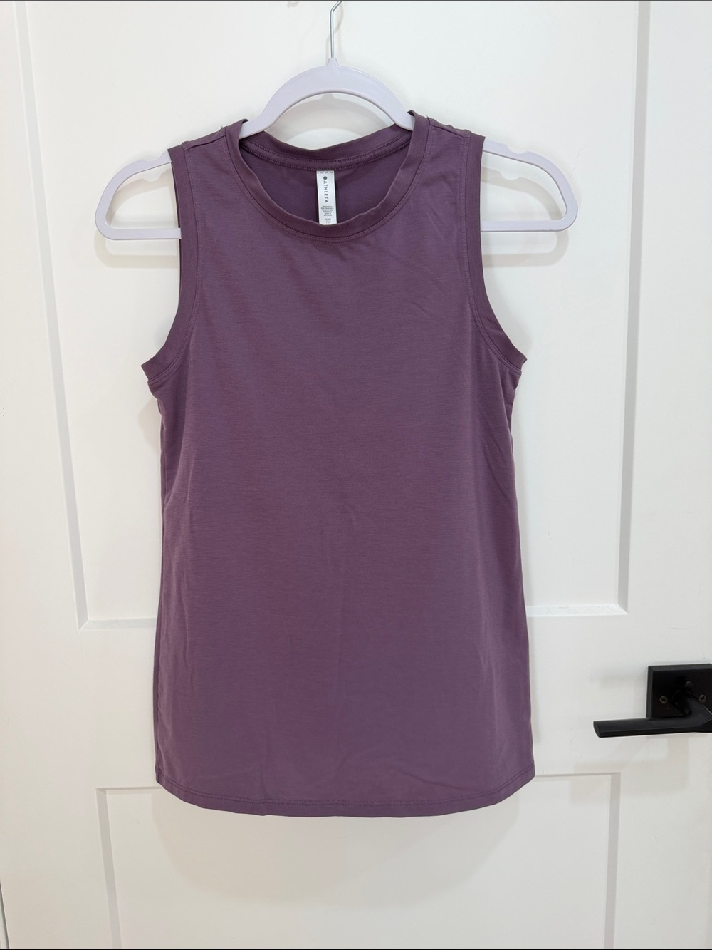 Athleta Mauve Crewneck Performance Tank